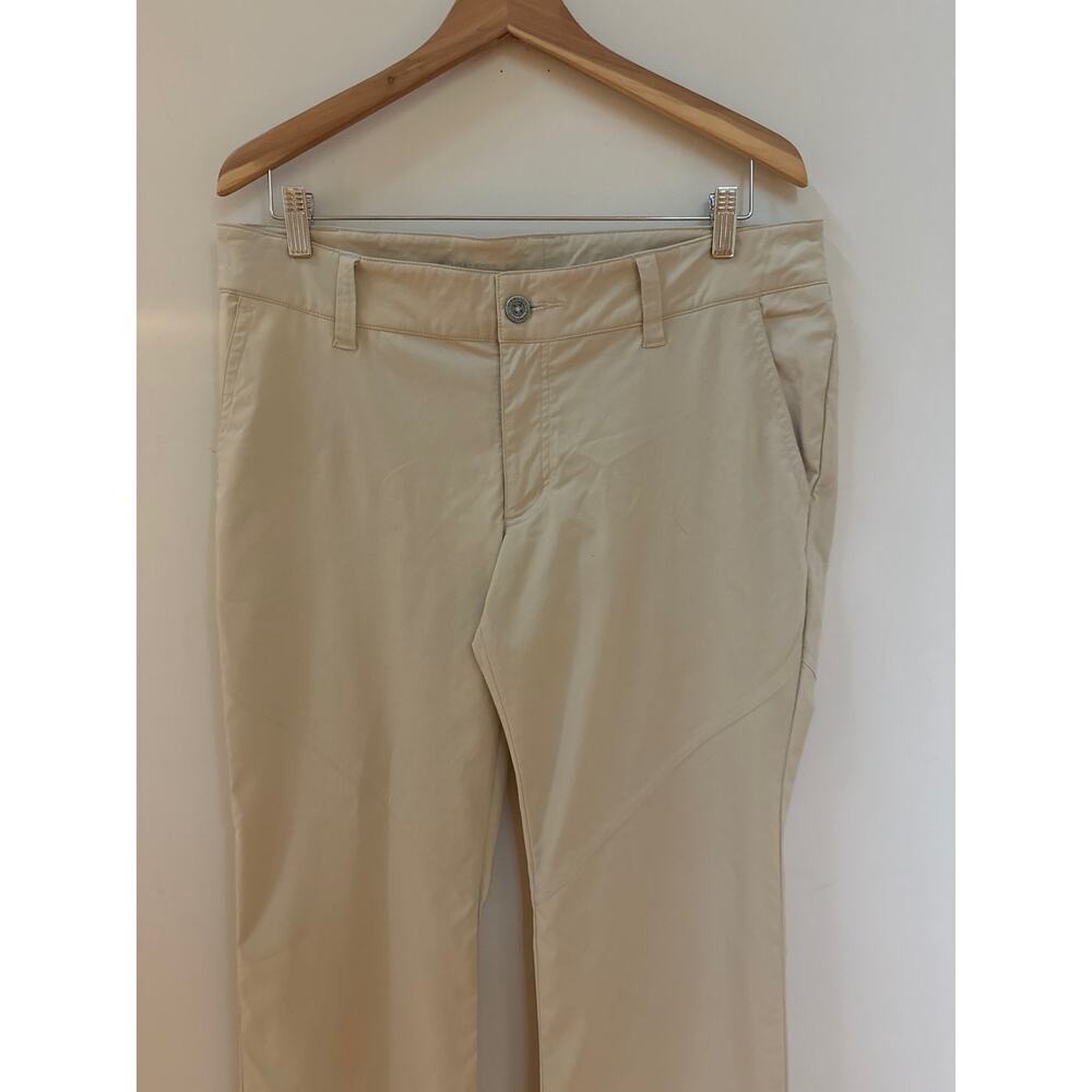 Columbia Omni Shield Advanced Repellency Pants Women's 14 Long Beige Nylon - Picture 2 of 7